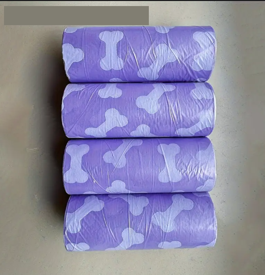 Sacs à Déjections Canines Biodégradables – Rouleaux Colorés pour Ramassage Facile des Excréments de Chien – Lot Écologique et Pratique