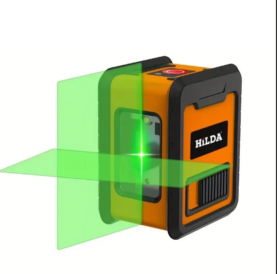 Niveau Laser Vert Multi-Lignes avec Trépied – Outil de Nivellement pour Travaux de Précision