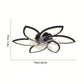 Ventilateur de Plafond LED Design Fleur avec Télécommande – Lumière Réglable et Fonction Silencieuse