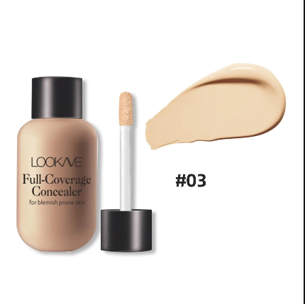 Correcteur Haute Couvrance LOOKAVE – Teinte Light #01/#02 Medium/#03 Deep | Anti-imperfections & Teint Zéro Défaut