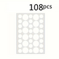 Patchs Anti-Boutons Invisibles – 72/108/180 Pastilles Hydrocolloïdes (2-5 Feuilles) pour Soins du Visage et Acné