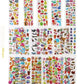 Planchettes d’Autocollants 3D Mignons – Stickers Enfants Thèmes Animaux, Fruits, Véhicules et Cœurs
