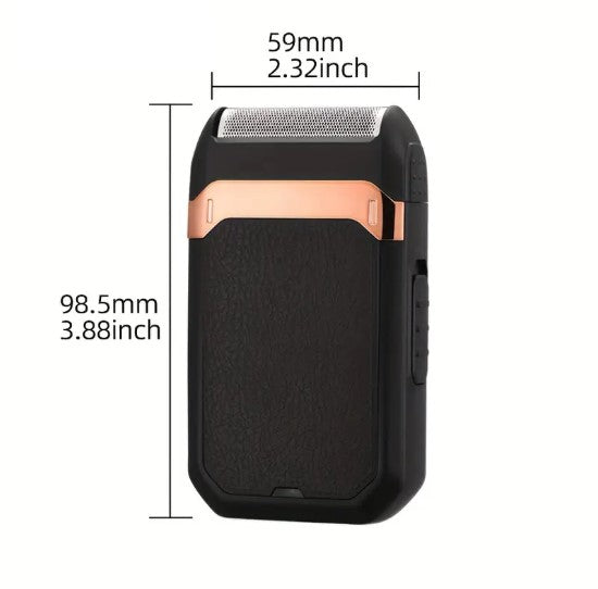Rasoir Électrique Rechargeable pour Homme – Rasage Précis avec Tondeuse Intégrée et Double Grille