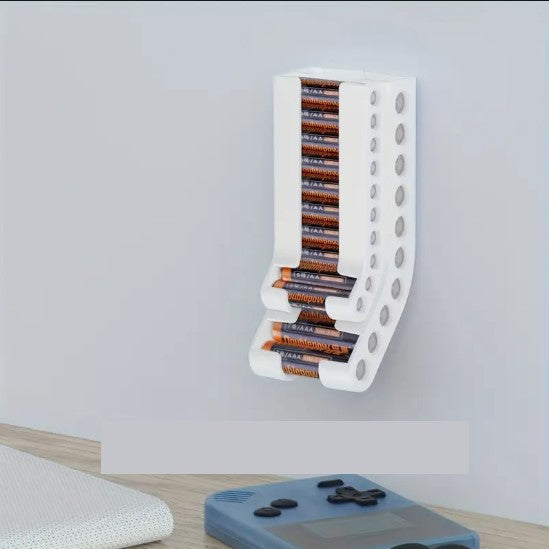 Support de Rangement pour Piles AA – Organiseur Compact et Pratique pour Magasin et Atelier