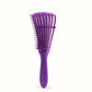 Brosse Démêlante Flexible pour Cheveux Bouclés et Crépus – Anti-Casse, Adaptée aux Cheveux Mouillés ou Secs