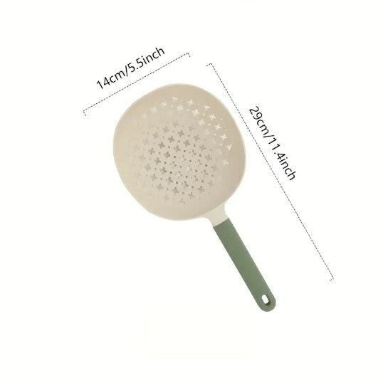 Passoires à Manche en Plastique – Ustensiles de Cuisine Multifonctions pour Égoutter Pâtes, Légumes et Fruits