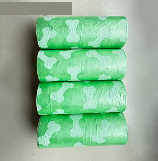 Sacs à Déjections Canines Biodégradables – Rouleaux Colorés pour Ramassage Facile des Excréments de Chien – Lot Écologique et Pratique