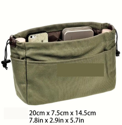 Organiseur de Sac Multifonction – Pochette de Rangement avec Compartiments pour Sac à Main ou Voyage