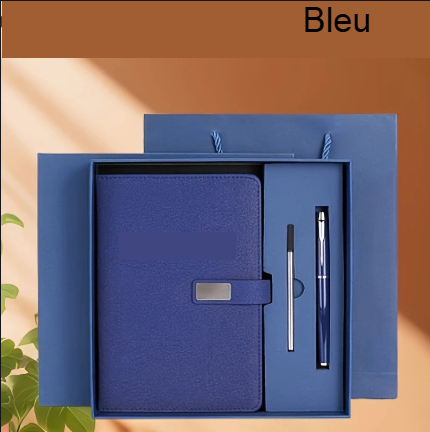 Coffret Carnet et Stylo Personnalisés – Cadeau d’Entreprise ou Bureau – Écriture Élégante & Notes Organisées
