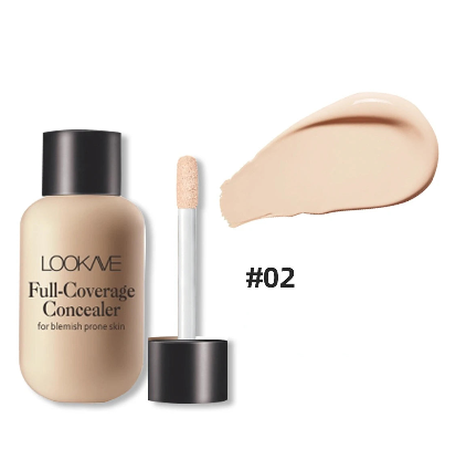 Correcteur Haute Couvrance LOOKAVE – Teinte Light #01/#02 Medium/#03 Deep | Anti-imperfections & Teint Zéro Défaut