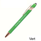 Stylo Personnalisé Gravé – Texte au Choix & Pointe Tactile – Cadeau Idéal Bureau & Événement