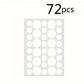 Patchs Anti-Boutons Invisibles – 72/108/180 Pastilles Hydrocolloïdes (2-5 Feuilles) pour Soins du Visage et Acné