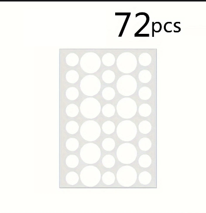 Patchs Anti-Boutons Invisibles – 72/108/180 Pastilles Hydrocolloïdes (2-5 Feuilles) pour Soins du Visage et Acné
