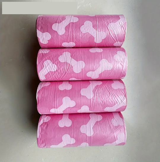 Sacs à Déjections Canines Biodégradables – Rouleaux Colorés pour Ramassage Facile des Excréments de Chien – Lot Écologique et Pratique