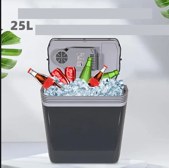 Glacière Électrique Portable 12V/220V – Réfrigérateur de Voyage pour Voiture, Camping, Pique-nique ou Bureau – Grande Capacité Isotherme