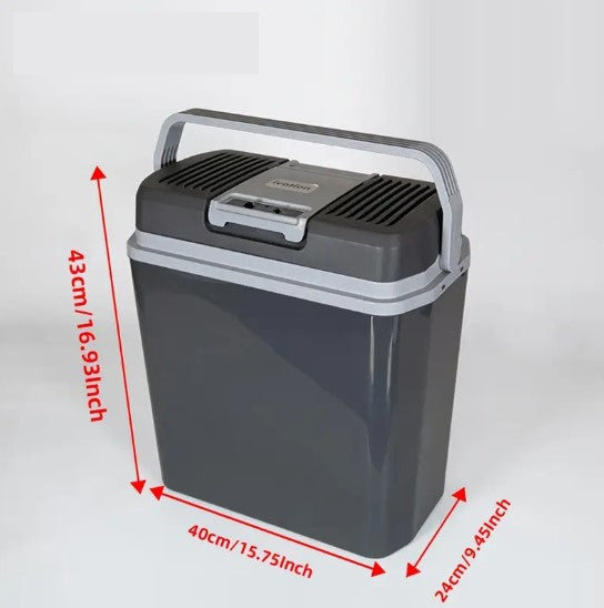 Glacière Électrique Portable 12V/220V – Réfrigérateur de Voyage pour Voiture, Camping, Pique-nique ou Bureau – Grande Capacité Isotherme