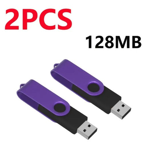 Clé USB  (Lot de 2) – Petite Capacité de Stockage pour Tests, Sécurité et Transferts Légers
