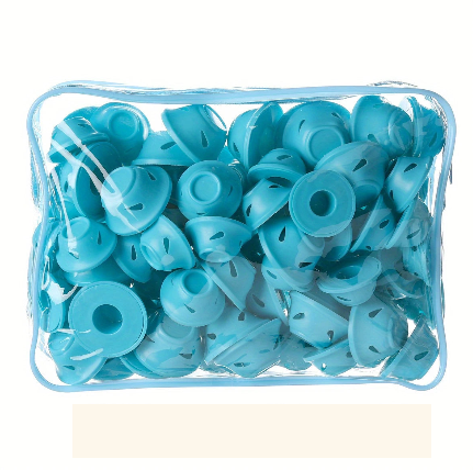 Bigoudis Silicone Sans Chaleur – Lot de Rouleaux Boucleurs Réutilisables avec Pochette de Rangement