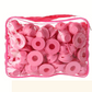Bigoudis Silicone Sans Chaleur – Lot de Rouleaux Boucleurs Réutilisables avec Pochette de Rangement