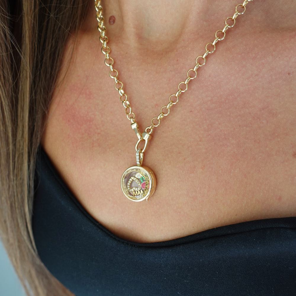 Collier à Charms Personnalisable Femme – Pendentifs à Composer, Idée Cadeau