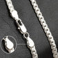 Collier homme chaîne plate en acier inoxydable argent – Bijou tendance et résistant
