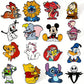 Lot de Broches Enfant Disney – 8 ou 16 Pièces Personnages Célèbres, Accessoires Fantaisie pour Sac, Vêtements et Collection