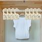 Séparateurs de Penderie Bébé en Bois – Organisateurs de Vêtements par Âge de 0 à 24 Mois