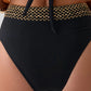 Bikini Femme – Ensemble Taille Haute Glamour avec Détails Tressés Luxueux