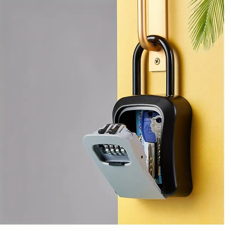 Boîte à Clés Sécurisée avec Code – Coffre-Fort Extérieur pour Clés et Petits Objets