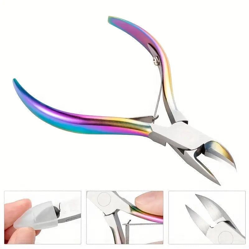 Coupe-Cuticules Professionnel en Acier Inoxydable – Pince de Précision pour Manucure et Pédicure