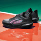 Baskets garçon – Chaussures de sport rose respirantes avec semelle antidérapante pour basketball