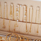 Lot de Boucles d’Oreilles Femme – Ensemble de Paires Créoles, Perles et Clous Dorés Chic & Tendance