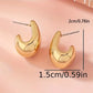 Boucles d’oreilles femme dorées en forme de goutte – Bijoux élégants et tendance