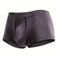 Boxer sexy homme – Sous-vêtement moulant brillant avec poche ergonomique