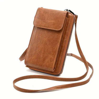Lot de sacs à main femme Mini sac bandoulière porte-téléphone en simili cuir élégant