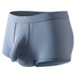 Boxer sexy homme – Sous-vêtement moulant brillant avec poche ergonomique