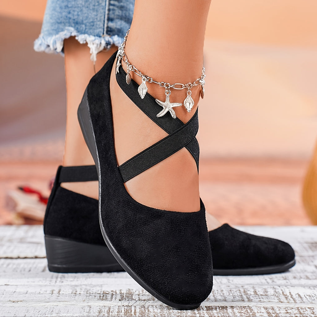 Ballerines femme à enfiler