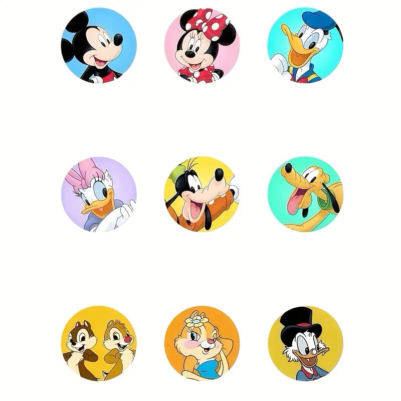Autocollants Disney Classiques – Stickers Mickey, Minnie, Donald, Winnie & Amis pour Ordinateur Portable et Tablette