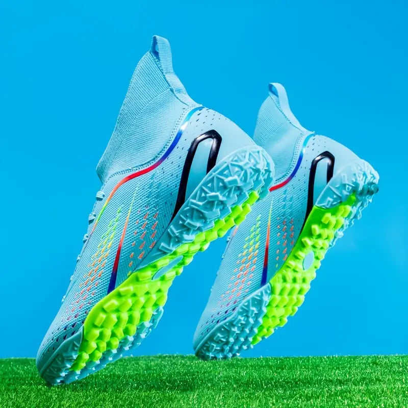 Chaussures de football homme crampons turf – Chaussures sport légères et respirantes pour terrain synthétique