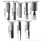 Lot de 8 Peignes Professionnels de Coiffure – Antistatiques, Résistants à la Chaleur, Idéal Salon ou Maison