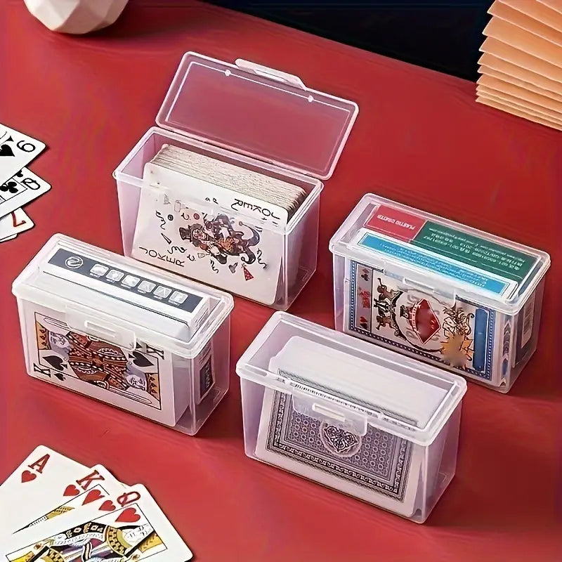 Boîte de rangement transparente pour cartes à jouer – Accessoire pratique et durable
