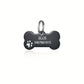 Médaille personnalisée en forme d’os pour chien ou chat – Gravure nom et téléphone incluse