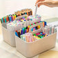 Boîte de Rangement à Compartiments avec Poignée – Organiseur Stylos, Crayons et Fournitures de Bureau