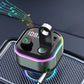Transmetteur FM Bluetooth Voiture avec Chargeur USB & Type-C – Kit Mains Libres et Musique Haute Qualité