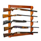 Support mural en bois pour fusils – Râtelier de rangement sécurisé et élégant pour collectionneurs