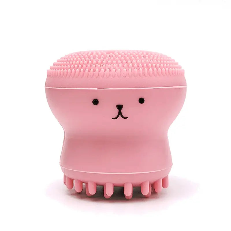 Brosse Nettoyante Visage en Silicone – Design Mignon Ourson, Exfoliante & Douce pour Tous Types de Peau