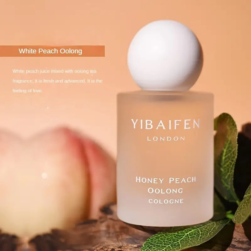 Parfum Femme YIBAIFEN – Cologne Fleur de Cerisier, Thé Blanc Orchidée & Pêche Miel Oolong – Fraîcheur Élégante et Florale
