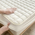 Protège-Matelas Matelassé Imperméable Grand Bonnet, coloris Blanc
