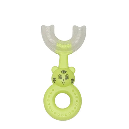 Brosse à Dents en U pour Enfant, coloris Vert