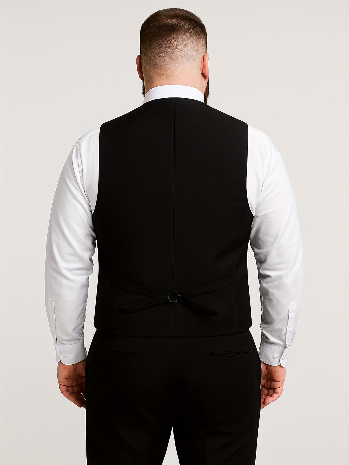 Gilet de costume pour homme grande taille en 4XL